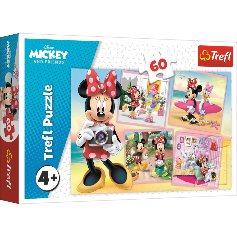 Trefl Puzzle Půvabná Minnie 60 dílků