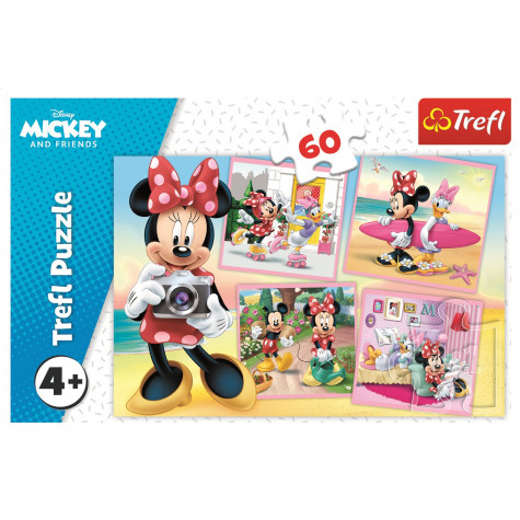 Trefl Puzzle Půvabná Minnie 60 dílků