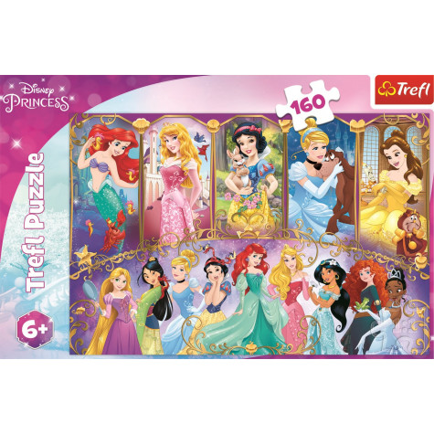 Trefl Puzzle Portréty princezen 160 dílků
