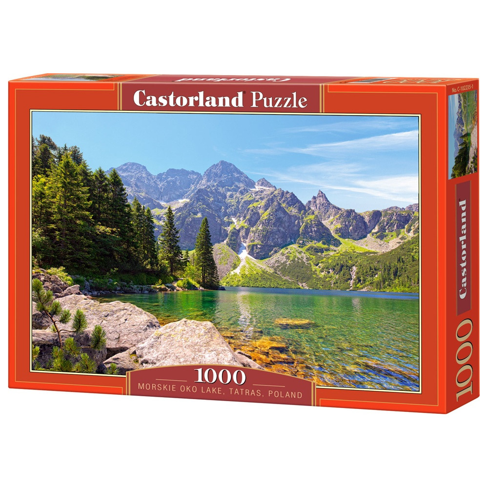 CASTORLAND Puzzle Pleso Morskie Oko, Vysoké Tatry 1000 dílků