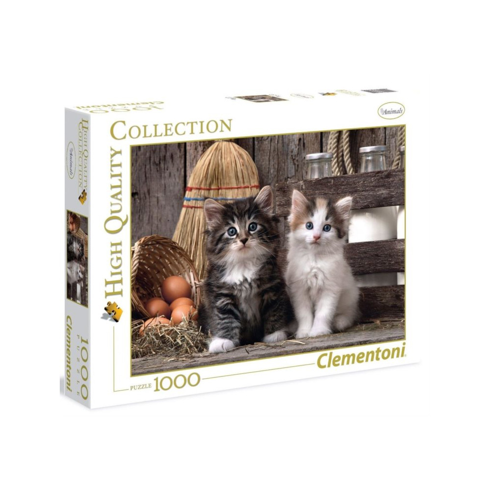 CLEMENTONI Puzzle Roztomilá koťata 1000 dílků