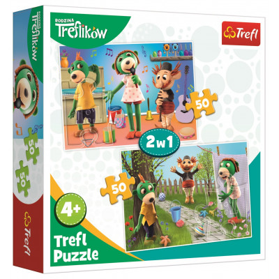 Trefl Puzzle Treflíci 2x50 dílků