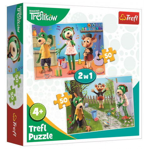 Trefl Puzzle Treflíci 2x50 dílků