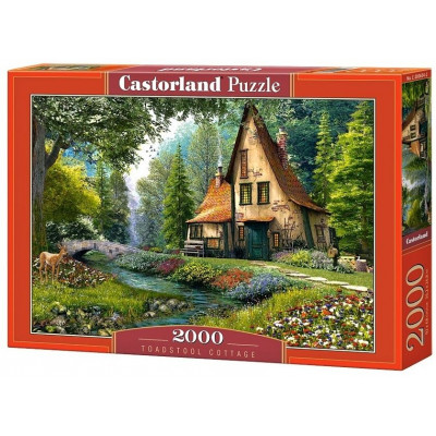 CASTORLAND Puzzle Lesní chata 2000 dílků