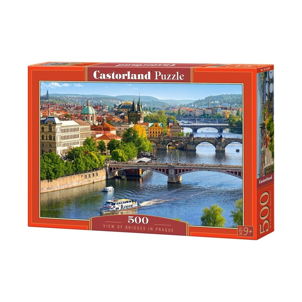 CASTORLAND Puzzle Pražské mosty 500 dílků