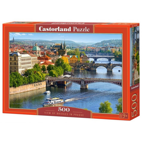 CASTORLAND Puzzle Pražské mosty 500 dílků