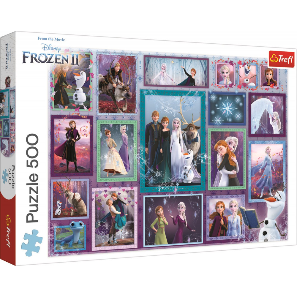 Trefl Puzzle Ledové království: Kouzelná galerie 500 dílků