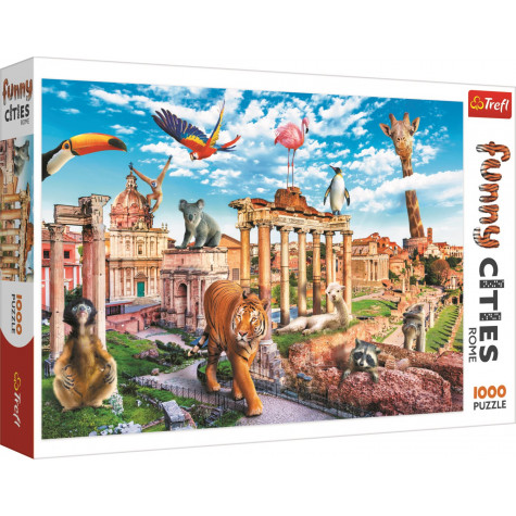 Trefl Puzzle Legrační města: Divoký Řím 1000 dílků ~ 1