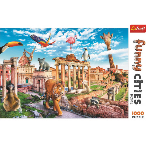 Trefl Puzzle Legrační města: Divoký Řím 1000 dílků ~ 3