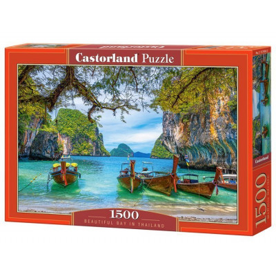 CASTORLAND Puzzle Krásná zátoka v Thajsku 1500 dílků