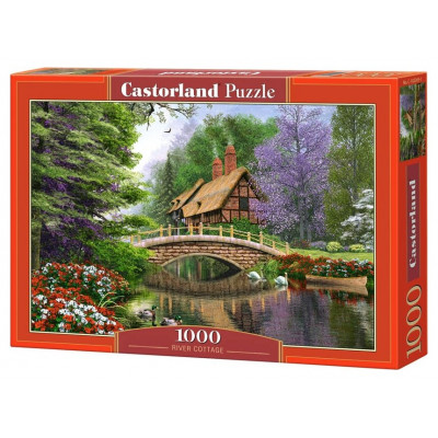 CASTORLAND Puzzle Domek u mostu 1000 dílků