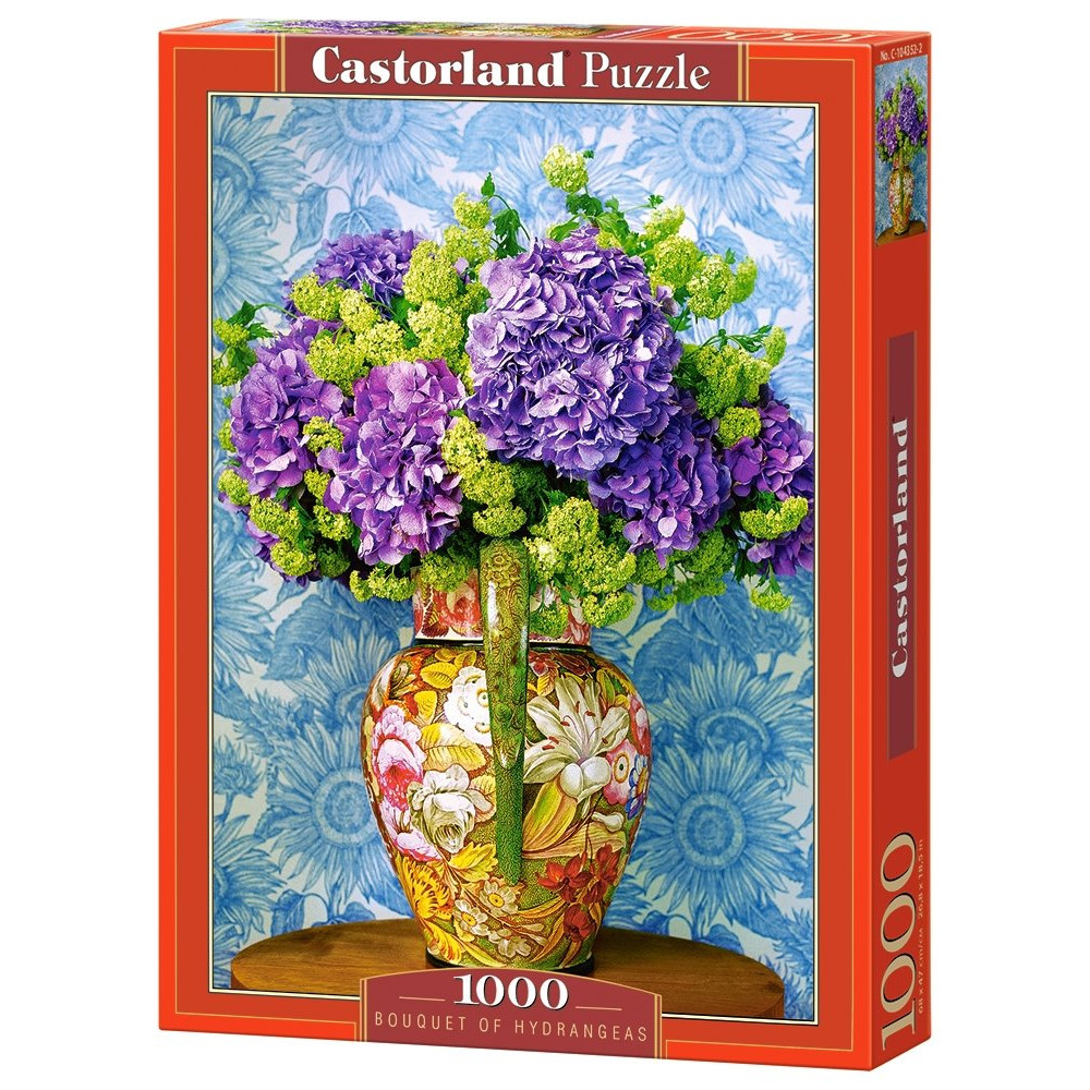 CASTORLAND Puzzle Kytice hortenzií 1000 dílků