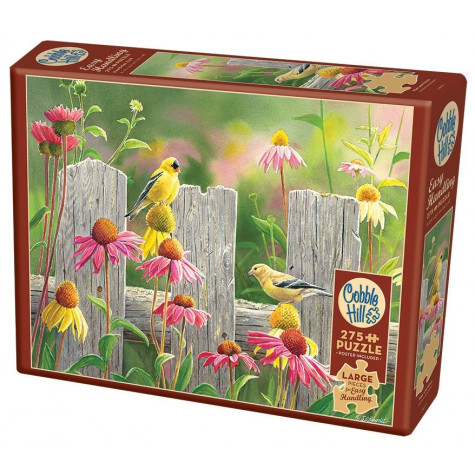 COBBLE HILL Puzzle Růžová a zlatá XL 275 dílků ~ 1