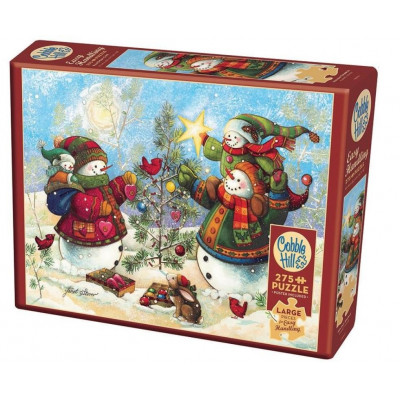 COBBLE HILL Puzzle Třpytivé Vánoce XL 275 dílků