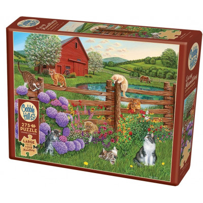 COBBLE HILL Puzzle Kočky z farmy XL 275 dílků