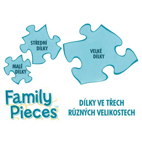 COBBLE HILL Rodinné puzzle Velikonoční perníčky 350 dílků ~ 3