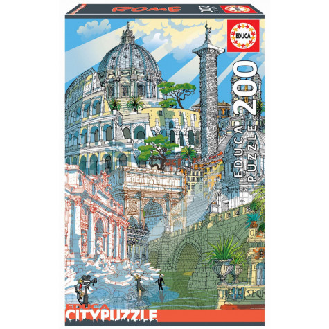 EDUCA Puzzle City: Řím 200 dílků