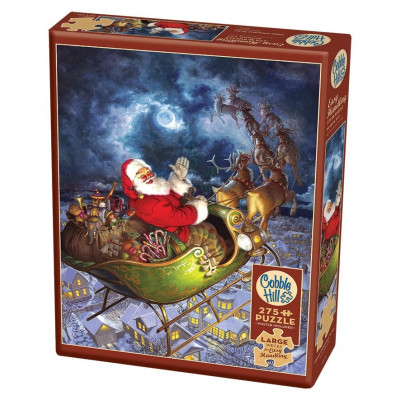 COBBLE HILL Puzzle Veselé Vánoce vám všem XL 275 dílků