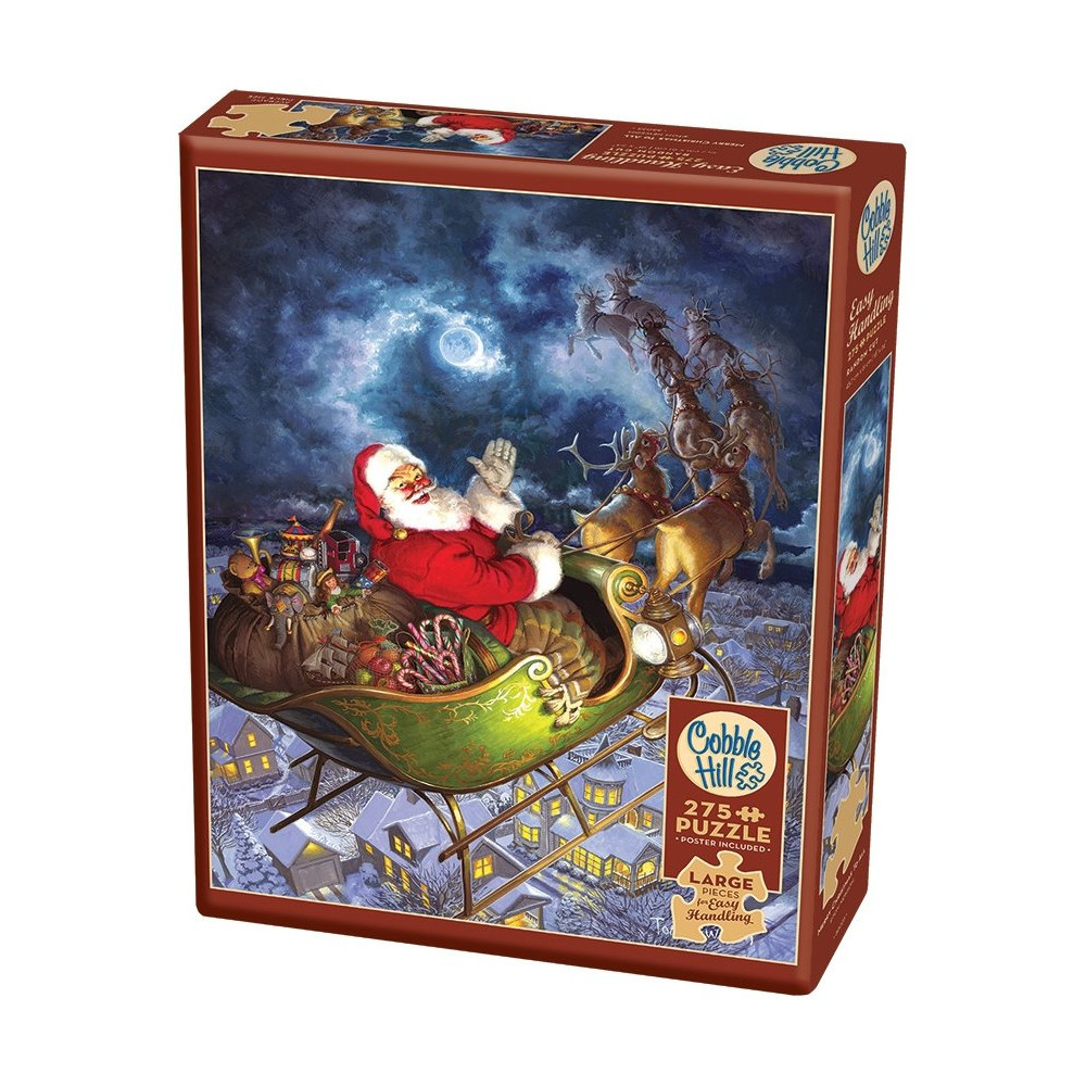 COBBLE HILL Puzzle Veselé Vánoce vám všem XL 275 dílků