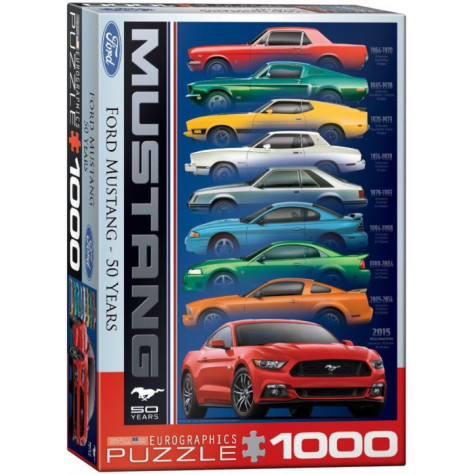 EUROGRAPHICS Puzzle 50 let Fordu Mustang 1000 dílků