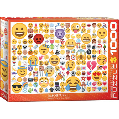 EUROGRAPHICS Puzzle Emoji: Jaká je tvá nálada? 1000 dílků