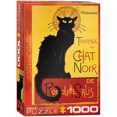 EUROGRAPHICS Puzzle Kabaret Le Chat noir - plakát 1000 dílků