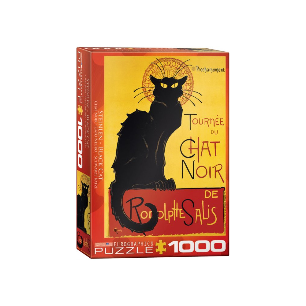 EUROGRAPHICS Puzzle Kabaret Le Chat noir - plakát 1000 dílků