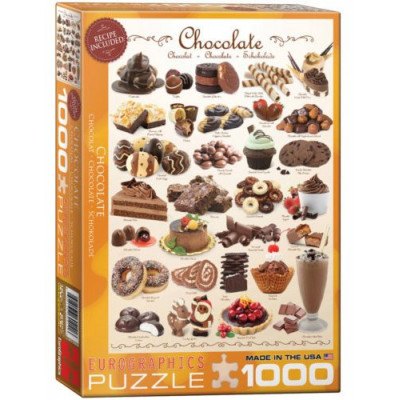 EUROGRAPHICS Puzzle Čokoláda 1000 dílků