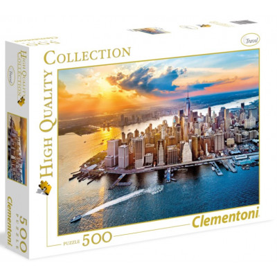 CLEMENTONI Puzzle Pohled New York 500 dílků