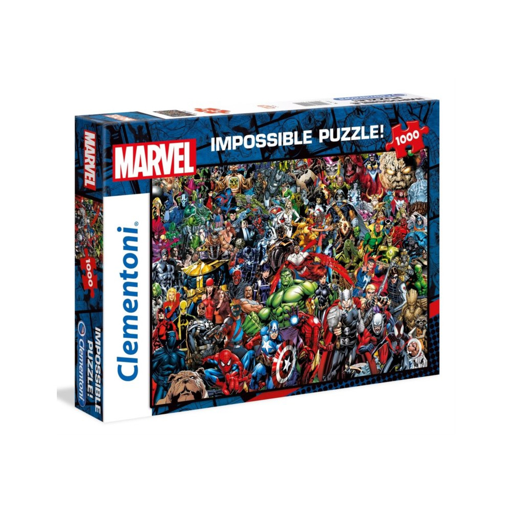 CLEMENTONI Puzzle Impossible: Marvel 1000 dílků