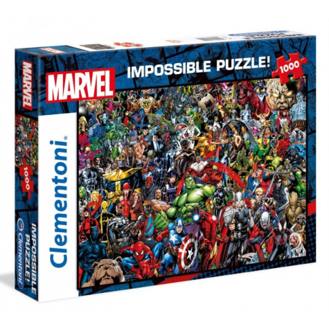 CLEMENTONI Puzzle Impossible: Marvel 1000 dílků