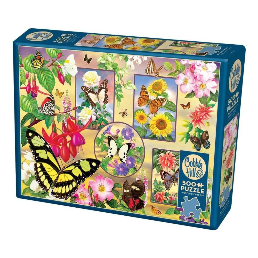 COBBLE HILL Puzzle Kouzelní motýli 500 dílků