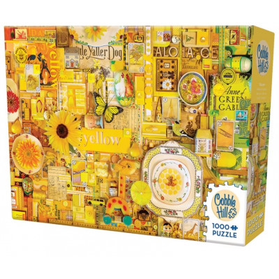 COBBLE HILL Puzzle Barvy duhy: Žlutá 1000 dílků