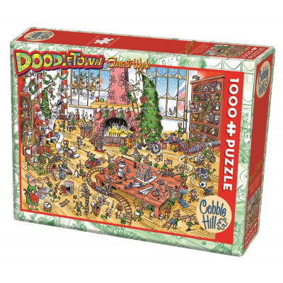 COBBLE HILL Puzzle Doodle Town: Pracující skřítkové 1000 dílků