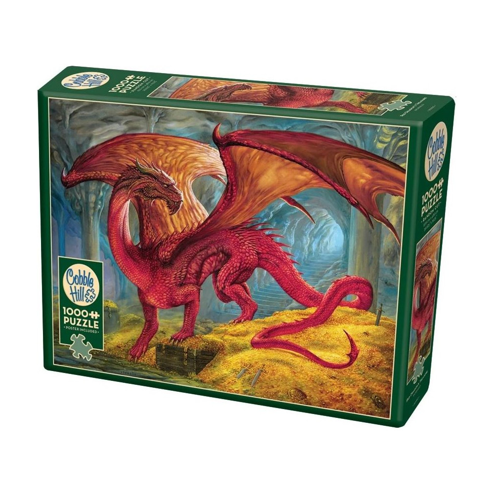 COBBLE HILL Puzzle Poklad Rudého draka 1000 dílků