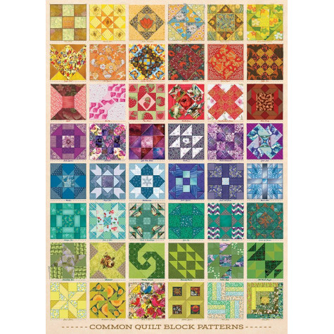 COBBLE HILL Puzzle Patchwork 1000 dílků ~ 2