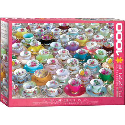 EUROGRAPHICS Puzzle Sbírka čajových šálků 1000 dílků