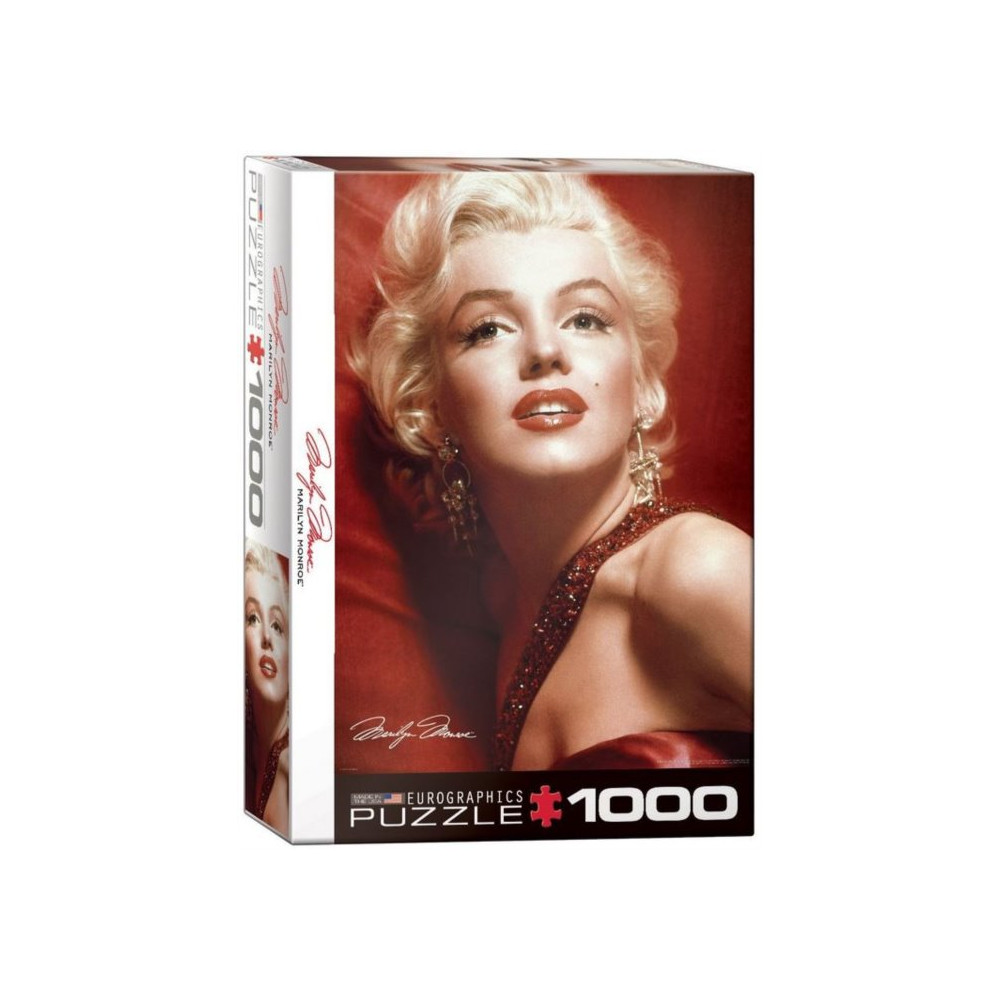 EUROGRAPHICS Puzzle Marilyn Monroe: Červený portrét 1000 dílků