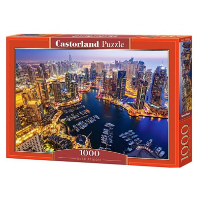 CASTORLAND Puzzle Noční Dubaj 1000 dílků