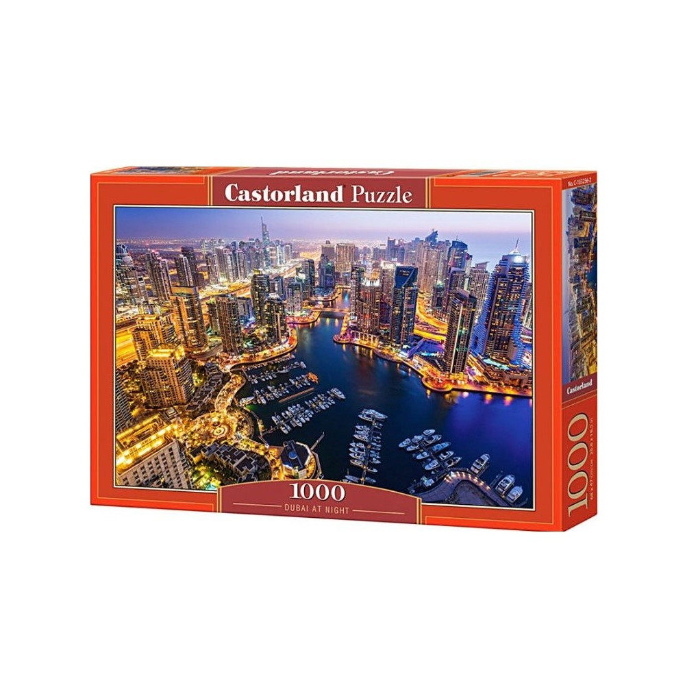 CASTORLAND Puzzle Noční Dubaj 1000 dílků