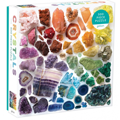GALISON Čtvercové puzzle Duhové krystaly 500 dílků ~ 1