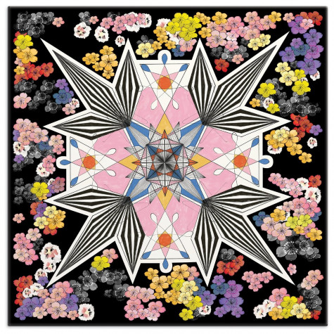 GALISON Oboustranné puzzle Christian Lacroix: Květinová galaxie 500 dílků ~ 2