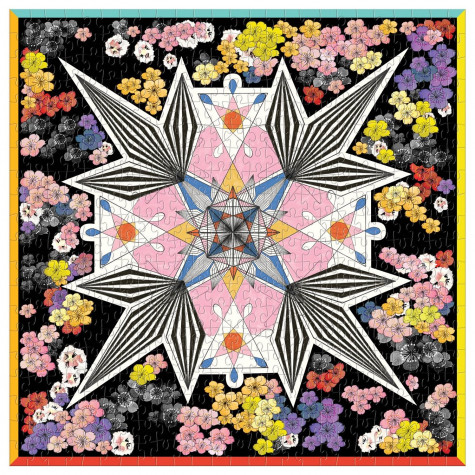 GALISON Oboustranné puzzle Christian Lacroix: Květinová galaxie 500 dílků ~ 3