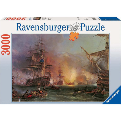 RAVENSBURGER Puzzle Námořní bitva u Alžíru 3000 dílků
