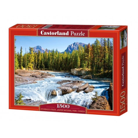CASTORLAND Puzzle Řeka Athabasca, Národní park Jasper 1500 dílků ~ 1