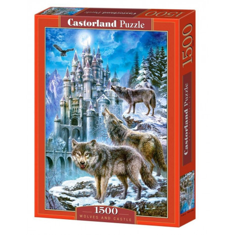 CASTORLAND Puzzle Vlci u zámku 1500 dílků