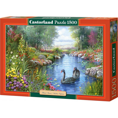 CASTORLAND Puzzle Černé labutě 1500 dílků