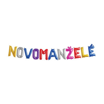 Albi Nafukovací nápis - Novomanželé