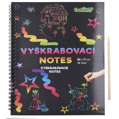 Wiky Vyškrabovací notes 28x21cm - 10 listů