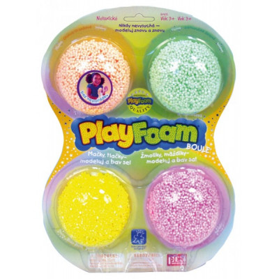 PlayFoam® Modelína/Plastelína Boule 4pack - Třpytivé